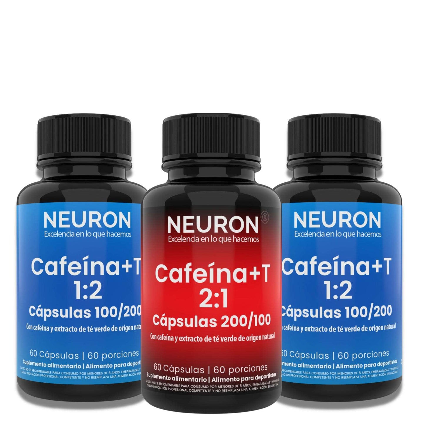 Triopack Cafeína+T: Equilibrio Tota: Rendimiento y Concentración
