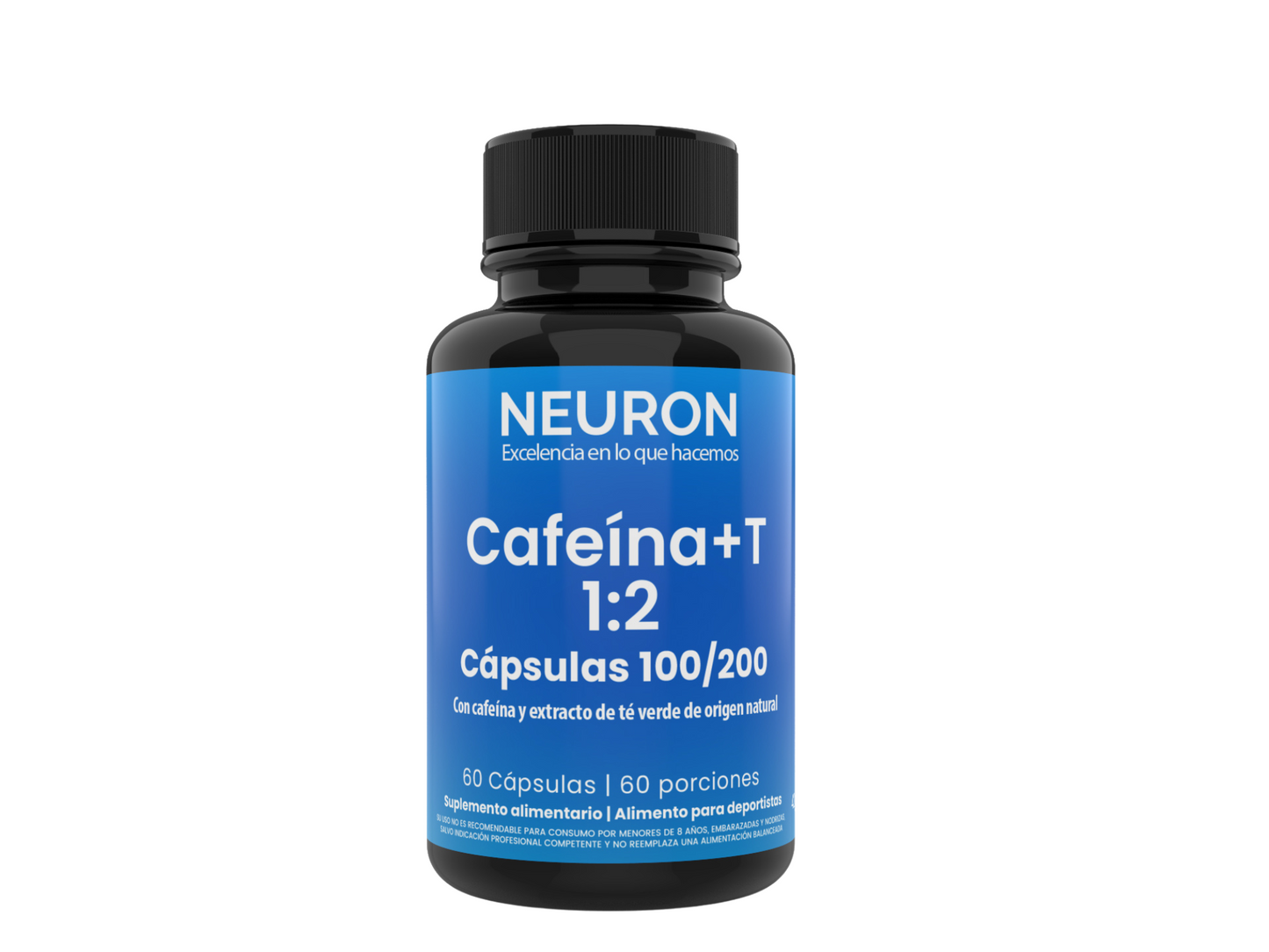 Neuron Cafeína + T 1:2 - 60 Cápsulas (máximo enfoque y energía mental)