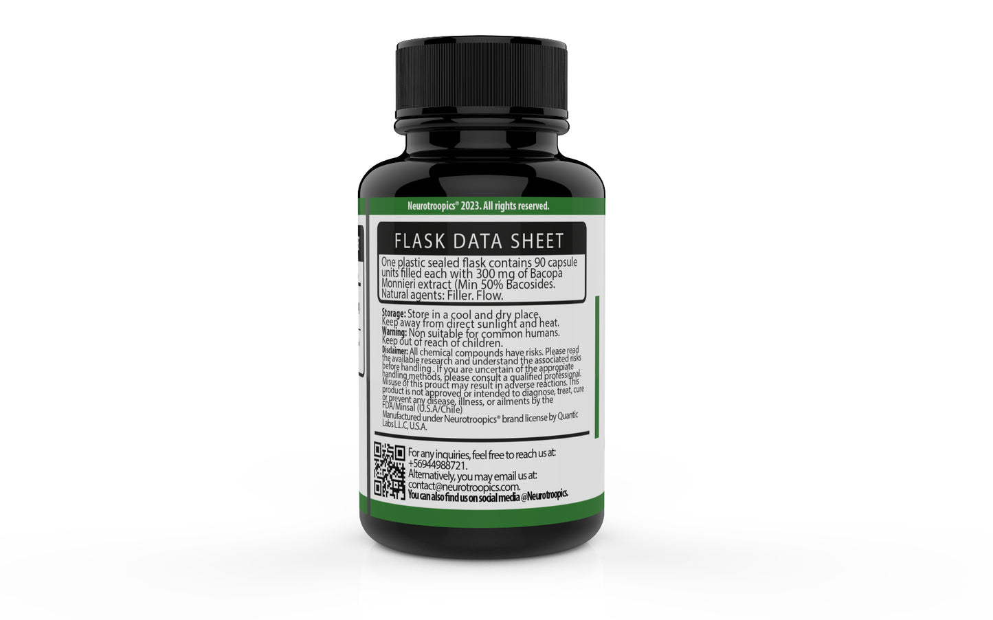 Bacopa Monnieri - 300mg (min. 50%bacosides)