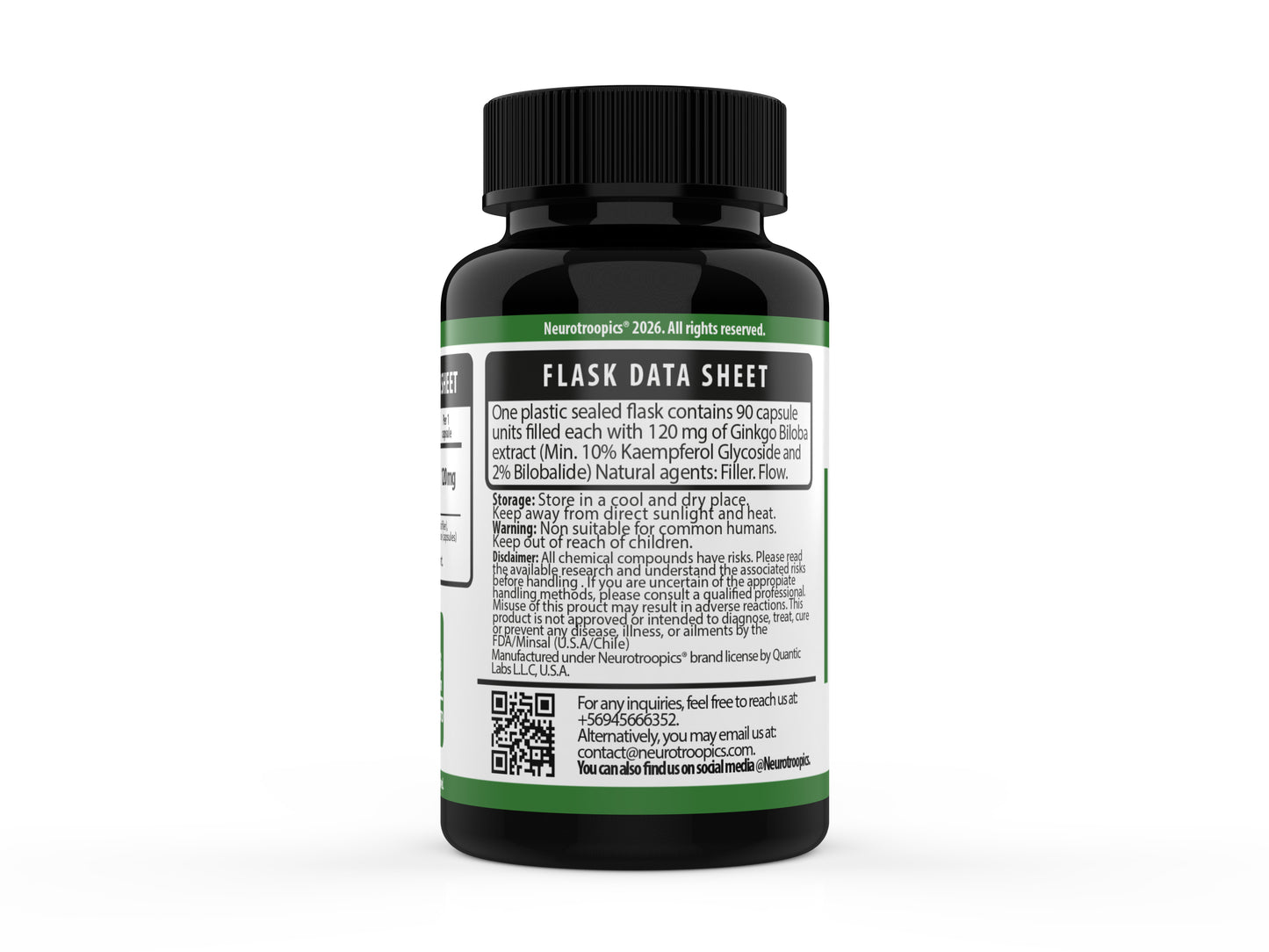 Ginko Biloba - 120 Mg 90 Cápsulas