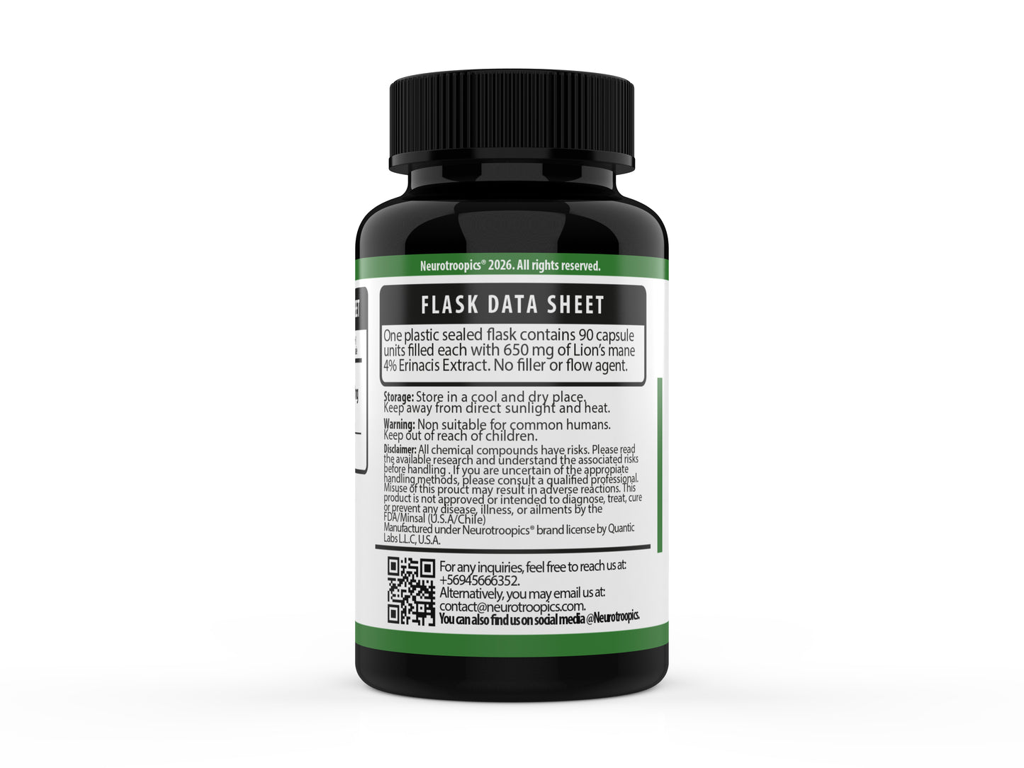 Melena de león premium Cápsulas 650 mg