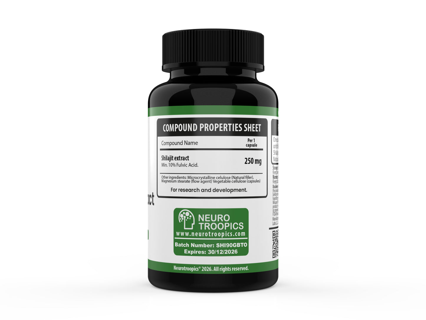 Shilajit - 250 Mg 90 Cápsulas