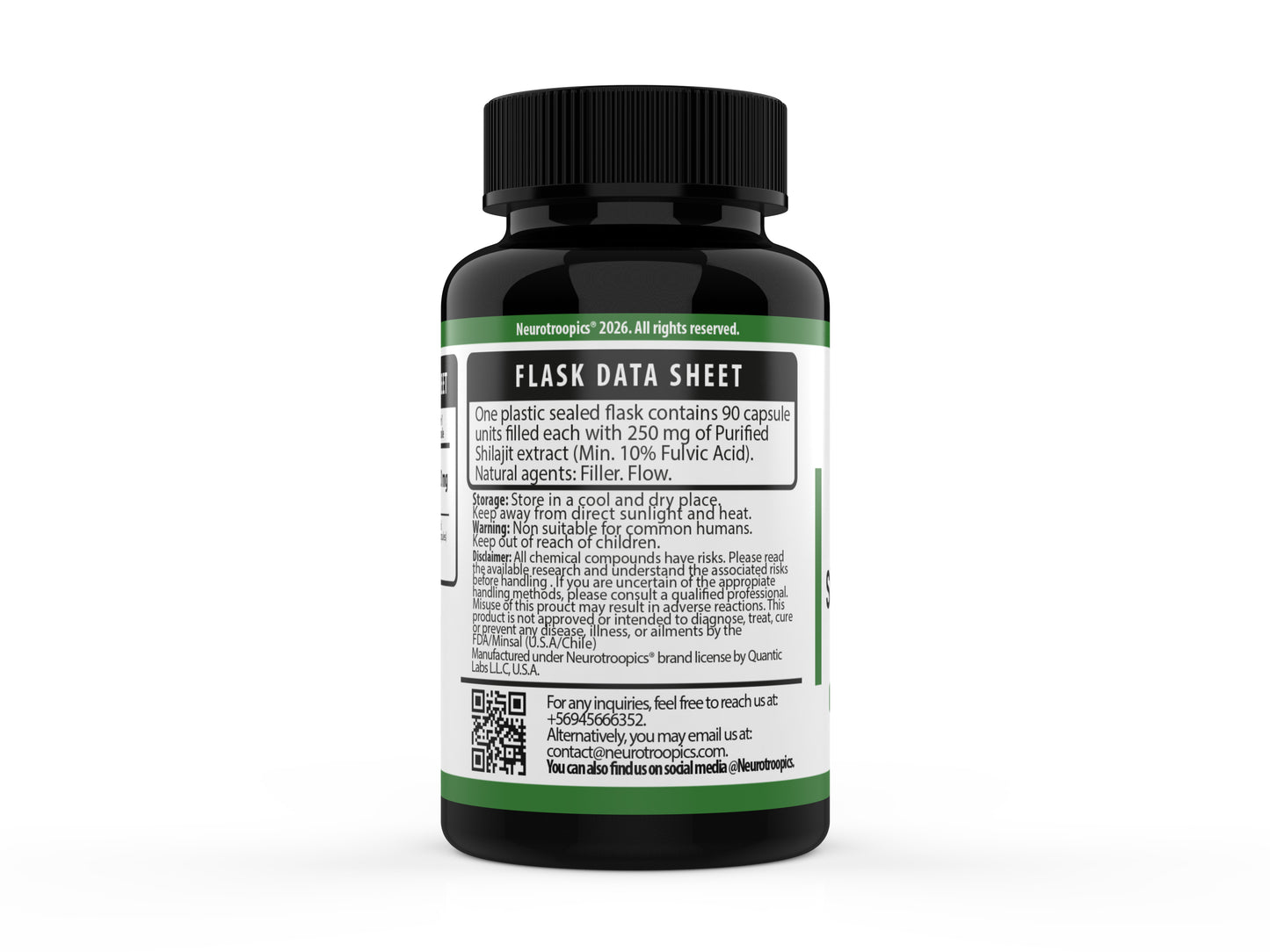 Shilajit - 250 Mg 90 Cápsulas