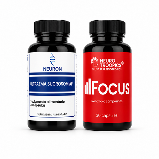 Pack Ultrazma sucrosomial + Neurotroopics Focus premium 30 cápsulas