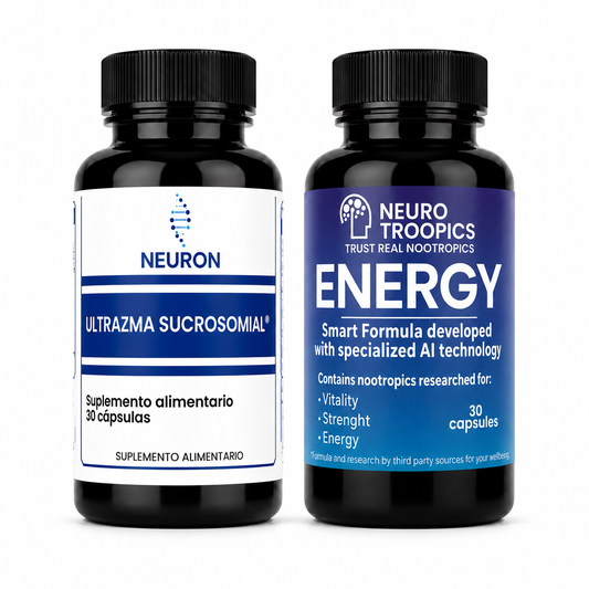 Pack Ultrazma sucrosomial + Neurotroopics Energy Premium 30 cápsulas