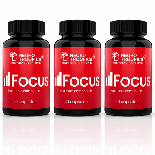 Trio packs Neurotroopics Focus premium