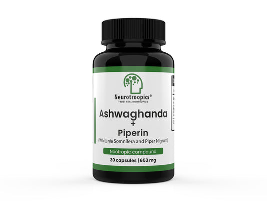 Ashwagandha + Piperina - 653 mg