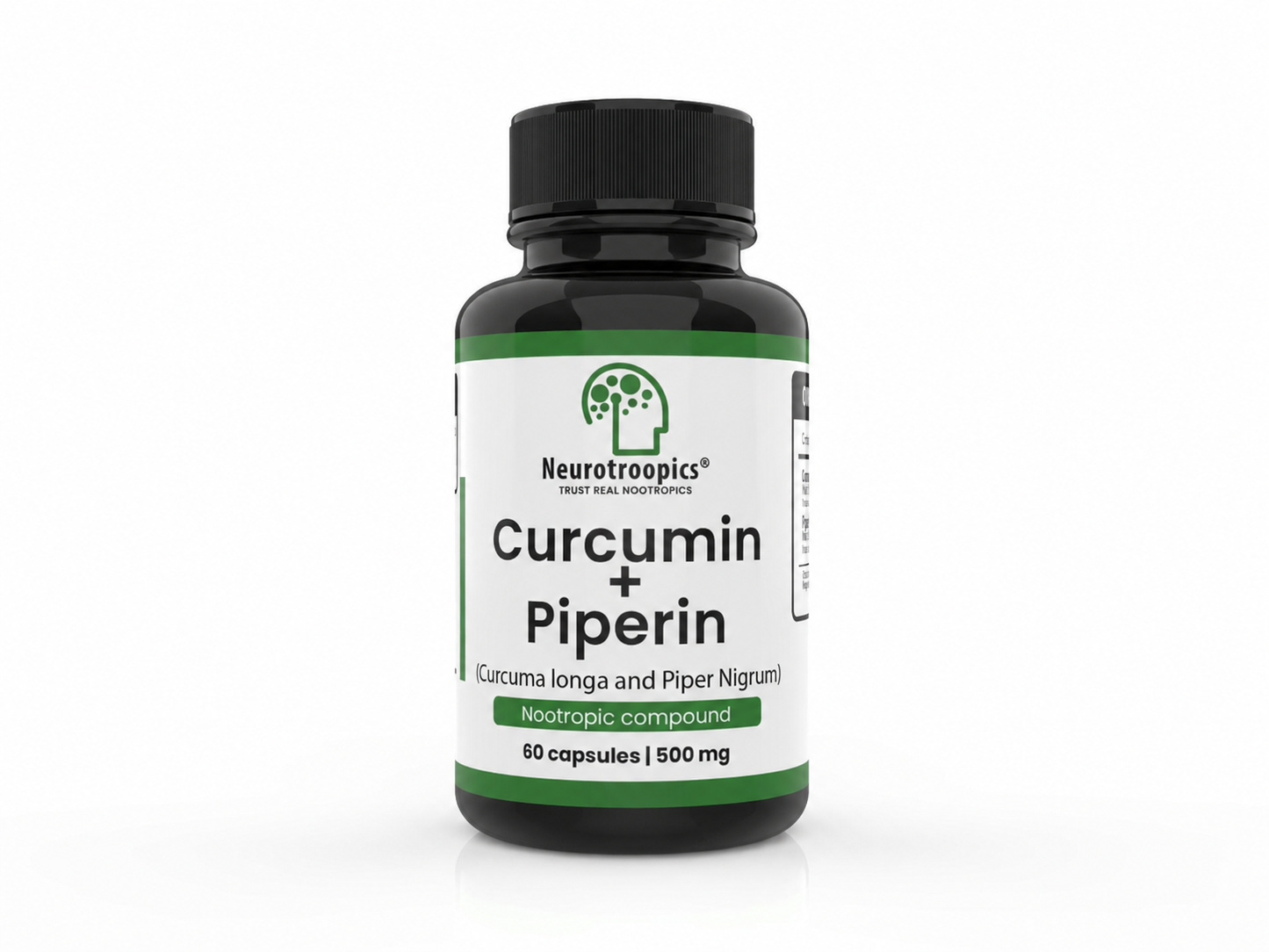 Curcumina + Piperina (Curcuma longa y Piper nigrum) - 500 mg